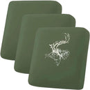 hyha Waterproof Couch Cushion Covers, Stretch Sofa Couch Seat Slipcover for Dog Washable, Non-Slip Waterproof Outdoor Cushion Covers for Patio Furniture Replacement (3 Pieces, Bronze Green) by CozyNest Decor