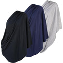 LK Baby Infinity Nursing Scarf Breastfeeding Cover Ultra Soft (3pk Grey/Navy/Black) by TinyTreasures Baby Boutique