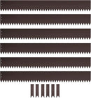 Steel Landscape Edging 40 Inch Strips, Steel Edging 4 Inch Depth, 6 Pack Hammer in Landscape Edging, Metal Landscape Edging, Metal Edging for Landscaping（Brown by GreenHaven Gardens