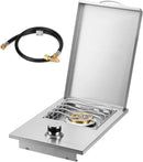 Stanbroil Built-in Stainless Steel Side Burner for Outdoor Kitchen - Liquid Propane Only by GreenHaven Gardens