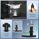 JL246PS 3 Lens 7'' HDMI Digital Microscope 4000X, Biological Microscope for Adults Kids with Prepared Slides, UHD 2160P Video, Full Coin Microscope for Error Coins, Windows Compatible, 32GB by TinyTreasures Baby Boutique
