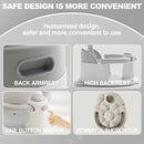Baby Bath Seat for Babies 6 Months & up, Non-Slip Toddler Bath Seat for Baby & Newborn, Sit Up Bath Seat for Baby,Grey by TinyTreasures Baby Boutique