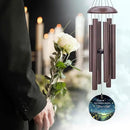 Personalized Sympathy Wind Chimes, 36inch Customized Wind Chime, Memorial Gifts for Loss of Loved One, Wind Chimes in Loving Memory of Dad/Mom, Condolences Gifts for Funeral by CozyNest Decor