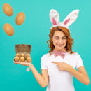 Smooth Brown Wooden Easter Eggs, Perfect for Easter Crafts, Décor and Egg Hunts, 2.3" Inches (24-Pack) by TinyTreasures Baby Boutique
