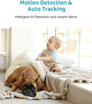 ARENTI Upgraded Baby Monitor, 4MP 2.4G&5G WiFi Baby Camera Monitor, Infrared Night Vision, Night Light, 2-Way Audio, Cry&Motion Detection, Temp&Humidity Sensor, App Control by TinyTreasures Baby Boutique