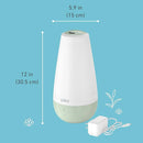 Pure Enrichment® PureBaby® 3-in-1 Whisper-Quiet Humidifier, Color Changing Night Light, & Essential Oil Diffuser for Baby Nursery & Kids Bedroom to Relieve Congestion, Colds, & Coughs (Whisper Green) by TinyTreasures Baby Boutique