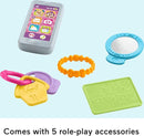 Fisher-Price Baby & Toddler Toy Laugh & Learn My Smart Purse with Lights, Learning Songs & 5 Accessories for Infants Ages 6+ Months by TinyTreasures Baby Boutique