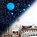 1049Pcs Glow in The Dark Stars and Moon for Ceiling, Wall Bedroom Chirldren's Room Stickers Decals Decor, Boys & Girls' Gifts by CozyNest Decor