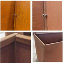 Corten Steel Planter Box Metal Outdoor Planter Large Square Cube Rustic Planter Pot Durable Antique Detached for Commercial Residential Tall Plant Patio Deck and Backyard 32 Inch by GreenHaven Gardens