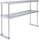 AmGood Double OverShelf Stainless Steel NSF - Many (48" Long x 14" Deep) by CozyNest Decor