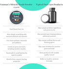 Vanman’s - Miracle Tooth Cleaning Powder Toothpaste - Fluoride-Free Whitening Tooth Powder with Coconut Charcoal, Eggshell Powders - Remineralizing Toothpaste - 2.2 Ounce by CozyNest Decor