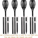 4PCs Solar Torch Lights Outdoor, 43 inch 96 LED, Waterproof Landscape Garden Pathway Light with Vivid Dancing Flickering Flames, with Auto On/Off Dusk to Dawn, for Christmas Lights Decoration by GreenHaven Gardens
