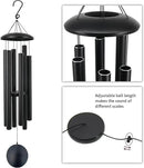 ASTARIN 45 in Memorial Wind Chimes Large with 6 Heavy Tubes, Large Deep Tone Wind Chimes Outdoor for Garden Hanging Décor,Sympathy Gifts. Black by CozyNest Decor