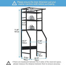 Dryer Storage Shelf and Heavy Duty Over the Washer– All-Steel Laundry Room Organizer with Clothes Drying Rod, Space-Saving Shelf for Front-Load Washers and Dryers, 29.92"L x 23.65"D x 70.8"H by CozyNest Decor