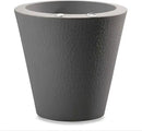 Crescent Garden Dot TruDrop Indoor/Outdoor Planter, Self-Watering Plant Pot, 20 Inches, (Slate) by GreenHaven Gardens
