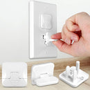 Mom's Choice Gold Awards Winner - Outlet Covers with Hidden Pull Handle Baby Proofing Plug Covers (45 Pack) 3-Prong Child Safety Socket Covers Electrical Outlet Protectors Kid Proof Outlet Cap by TinyTreasures Baby Boutique