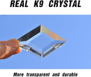 2PCS Clear Rhombus Crystal Sun Catcher Prisms, STINO Hanging Suncatchers with Glass Prism, Rainbow Maker for Windows, Balcony, Kitchen, Garden Decoration (1, Rhombus Clear 2Pcs) by GreenHaven Gardens
