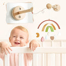 Wooden Crib Mobile Arm | Baby Mobile Hanger | Wooden Mount Wall Holder | Nursery Decor for Sturdy Mobile for Newborn Boys and Girls by TinyTreasures Baby Boutique