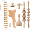 7 Pack Wood Therapy Massage Tools for Body Shaping Set, Cellulite Massager,Maderoterapia Kit Colombiana, Lymphatic Drainage Massager Tools for Neck Back Waist Pain Relief by CozyNest Decor