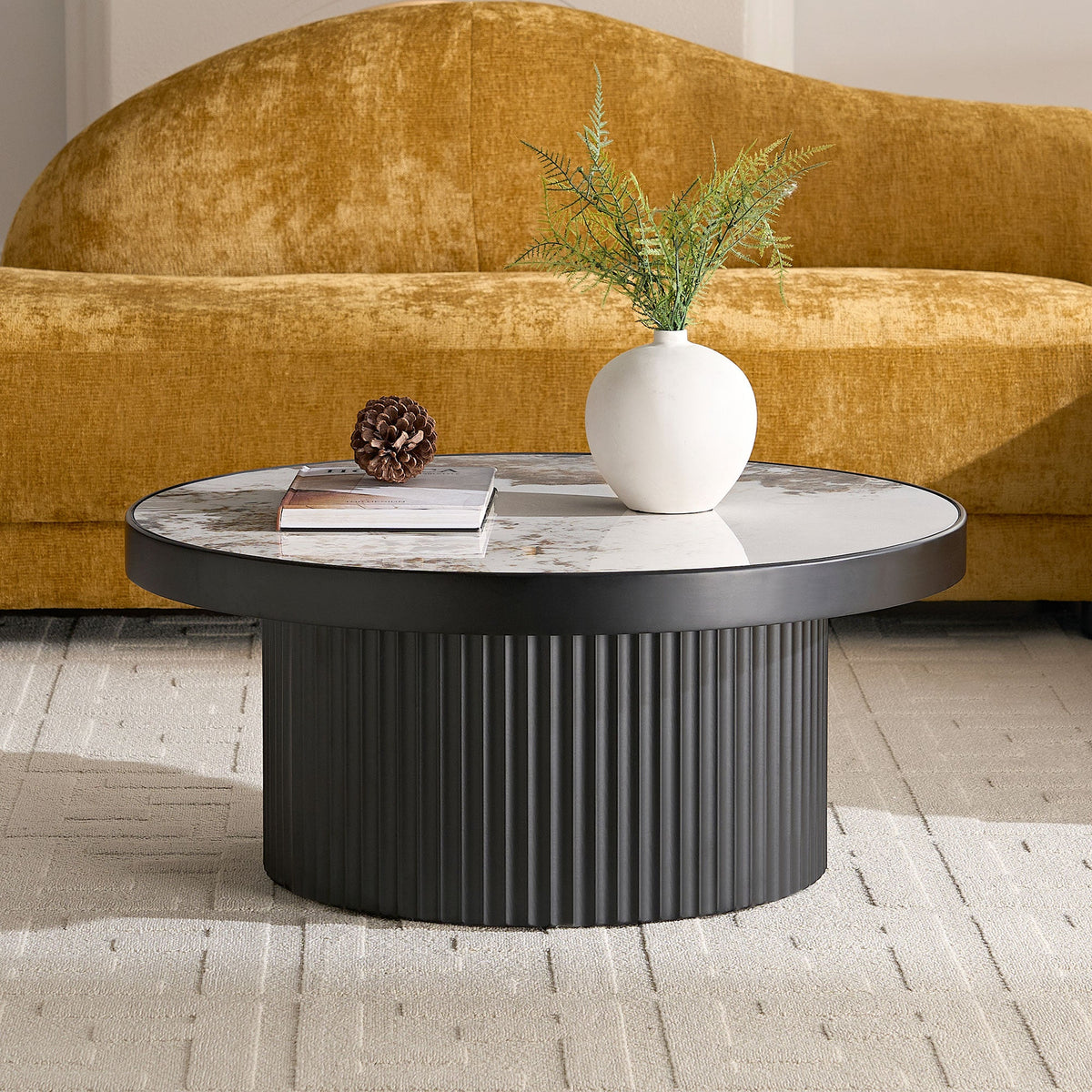 Set of 2 Coffee Tables with Sintered Stone Tabletops, photo 8 of 10