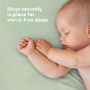 Sweety Fox 2-Pack Cotton Jersey Crib Sheets – Soft Fitted Sheets for Boys and Girls, Mini Crib Sheets, Toddler Bed Sheets (White/Sage) by TinyTreasures Baby Boutique
