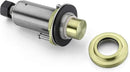 SinkTop Air Switch Kit with Brass Gold Long Button (Full Brass) for Garbage Disposal,without cabel by CozyNest Decor