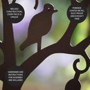 Evergreen Plow & Hearth Tree of Life Garden Arbor - 7 Feet Tall | Slim Metal Arch with Iron Trellis for Climbing Plants | Elegant Wedding Arbor | Outdoor Patio & Garden Decor by GreenHaven Gardens