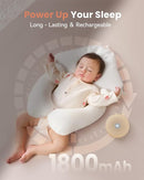 Dreamegg White Noise Machine - Portable Sound Machine for Baby Adult, Features Powerful Battery, 21 Soothing Sound, Noise Canceling for Office,Sound Therapy for Home,Travel, Registry Gift, Light Khaki by TinyTreasures Baby Boutique