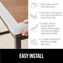 GORILLA GRIP Baby Proof Corners and Edges for Furniture, Kid Proofing Adhesive Table Corner Protectors, Heavy Duty Soft Rubber Foam Protection, Includes 8 Protective Safety Guards, 15 Feet, Off White by TinyTreasures Baby Boutique