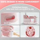 Baby Bath Seat, Bath Seat for Baby 6 Month & up, Baby Bath tub Seat with Suction Cups, Non-Slip, Detachable, Pink by TinyTreasures Baby Boutique