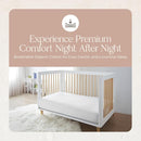 Organic Crib Mattress Protector - 100% Waterproof Crib Mattress Protector Pad with Soft Quiet & Breathable Triple Layer Protection - Fairtrade & GOTS Certified and Machine Washable (52"x28"x9”) by TinyTreasures Baby Boutique