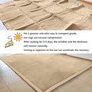 Loartee Coral Velvet Crawling Rug (5.0'x 6'8", Brown) for Toddler Children Play Area Rug Yoga Mat Exercise Pad by TinyTreasures Baby Boutique