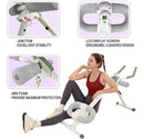 Ab Workout Equipment Abdominal Trainer, Adjustable Ab Machine at Home Gym, Foldable Abdominal Exercise Machine, Core & Ab Trainer Machine for Stomach Workout with LCD Monitor by CozyNest Decor