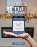 M&SENSE Summer's Night Soy Candle, Large 2 Wick, 19.4oz Up to 110 Hours Burn Time, Natural Scented for Home, Manly Candle in Glass Jar for Bedroom by CozyNest Decor