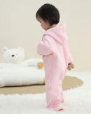 Newborn Baby Fleece Jumpsuit Girls Boys Winter Hooded Coverall Romper Cute Baby Snowsuit Clothes by TinyTreasures Baby Boutique