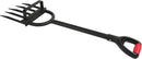 5-Tine Heavy Duty Pitch Fork for Gardening - Long Handled Digging Fork Garden Claw Weeder by GreenHaven Gardens