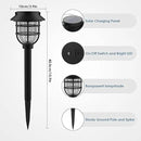 2 Pack Solar Pathway Lights Outdoor - Bright Solar Powered Garden Lights with Warm White LED, Auto On/Off Waterproof Path Lights Decorative, Landscape Lighting for Yard Patio Walkway Driveway by GreenHaven Gardens