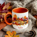 Personalized Fall Farm Coffee Mugs - Farm Lover Mugs Gift for Women Men - Fall Autumn Decor Gifts For Home Farmhouse Thanksgiving - Happy Fall Y'all Mug - 11oz Printed Ceramic Mug by CozyNest Decor