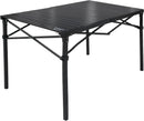 Heavy-Duty Roll-Top Table for Camping (Large) - Portable Aluminum-Top Folding Table with Steel Frame by Caddis Sports by GreenHaven Gardens