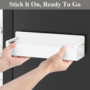 4 Pack Magnetic Spice Rack Organizer for Refrigerator and Oven, White Fridge Organizers and Storage for Kitchen by CozyNest Decor
