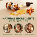 Kukka Turmeric Oil for Skin - 4 Fl Oz - 100% Pure Natural Turmeric Essential Oil, Herbaceous Scent, for Face, Hair, Aromatherapy, Candle & Soap Making Scent DIY by CozyNest Decor