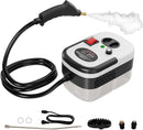 TOTTE Handheld Pressurized Steam Cleaner, 2500W Pressure Portable Cleaner with 3 Brush, 6-gears adjustable for Home Use, Floor, Kitchen,Bathroom, Car (White) by TinyTreasures Baby Boutique