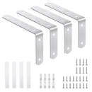 furniture anchors anti-tip baby proofing: Safety Straps Kit for Dresser Secure 400 lbs Bookcase to Wall Cabinet Wall Anchor 4 Pack by TinyTreasures Baby Boutique
