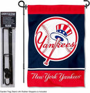 WinCraft NY Yankees Throwback Retro Garden Flag and Pole Stand Mount by GreenHaven Gardens