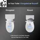 Elongated Toilet Seat with Toddler Seat Built In, Slow Close for Both Child & Adult Seats, Potty Training, No Wiggle and Easy to Install, Detachable Toddler Seat, White (2Pcs Pack) by TinyTreasures Baby Boutique