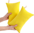 NTBAY Tiny Pillows, Down Alternative 7"x11" Microfiber Mini Pillows for Travel, Pets, Soft Machine Washable Small Pillow for Neck, Wrist, Lumbar and Knee, Yellow by TinyTreasures Baby Boutique