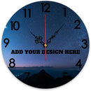 Generic Custom Wall Clock Personalized Picture Hanging Time Clocks Silent Non Ticking Round Decoration for Kitchen Wedding Friend Family Lover, 12x12Inch by TinyTreasures Baby Boutique