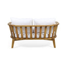 Patio Furniture Set, Outdoor Acacia Wood Patio Club Chair With Table by HouseOfZazla