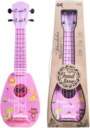YOLOPARK 17" Kids Toy Guitar for Girls Boys, Mini Toddler Ukulele Guitar with 4 Strings Keep Tones Can Play for 3, 4, 5, 6, 7 Year Old Kids Musical Instruments Educational Toys for Beginner (Pink) by TinyTreasures Baby Boutique