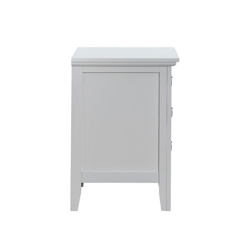 Hammond - 3 Drawer Nightstand - White, photo 2 of 7